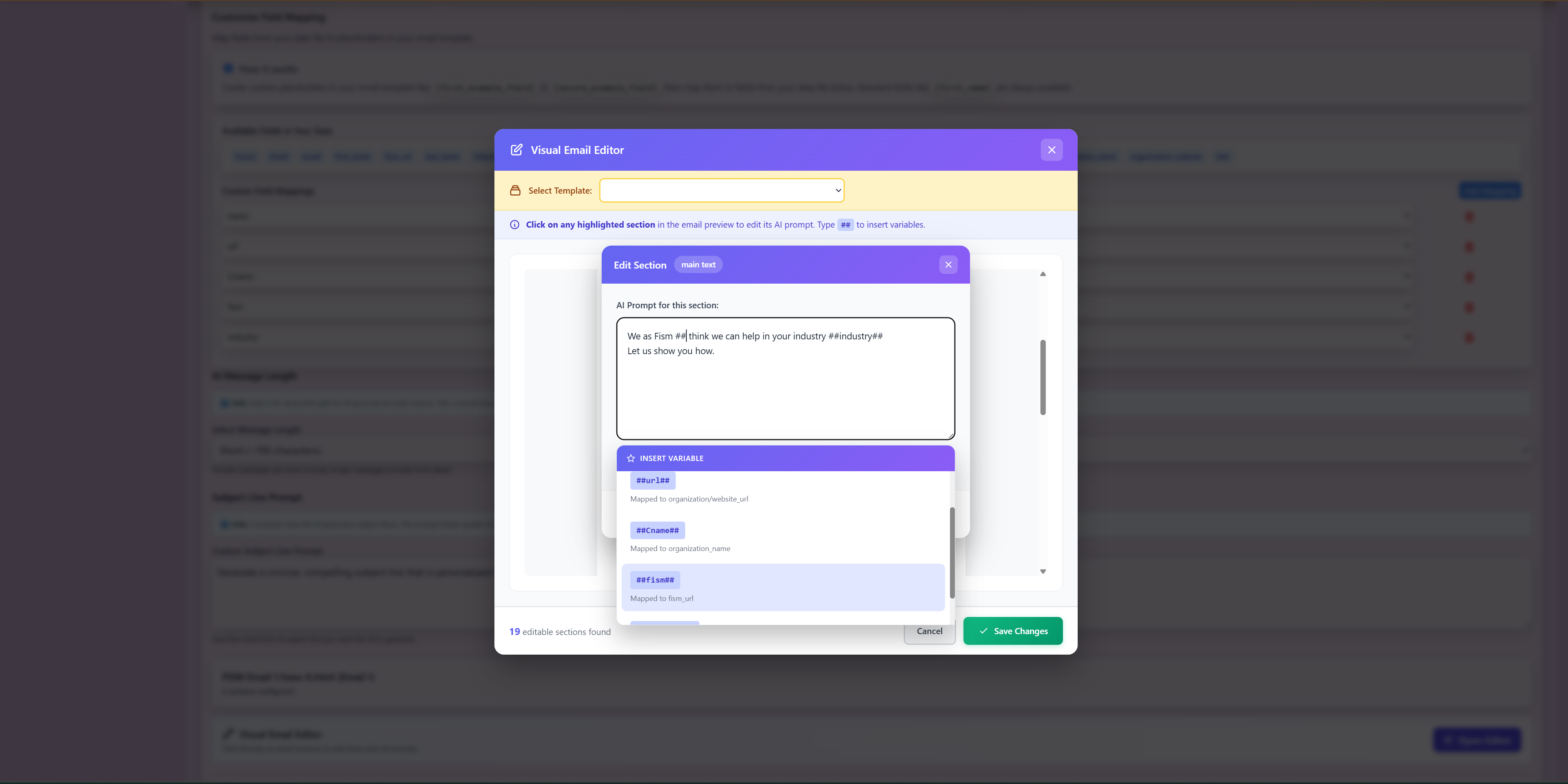 Email Composition Editor